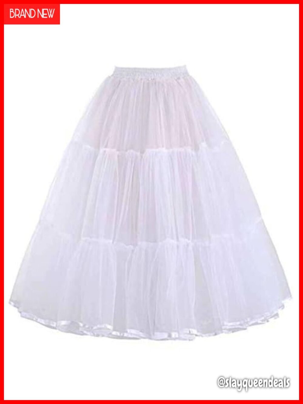 Women's 29.5" Vintage Petticoat Crinoline Underskirt